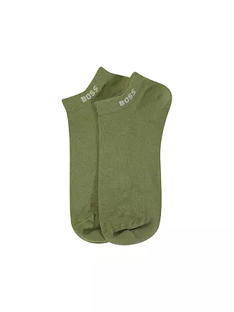 BOSS | Calcetines sneaker paquete de 2 beige claro | olive